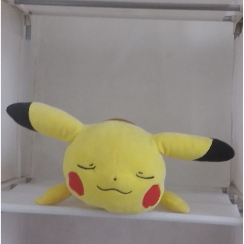 Boneka Pikachu sleeping Original PL