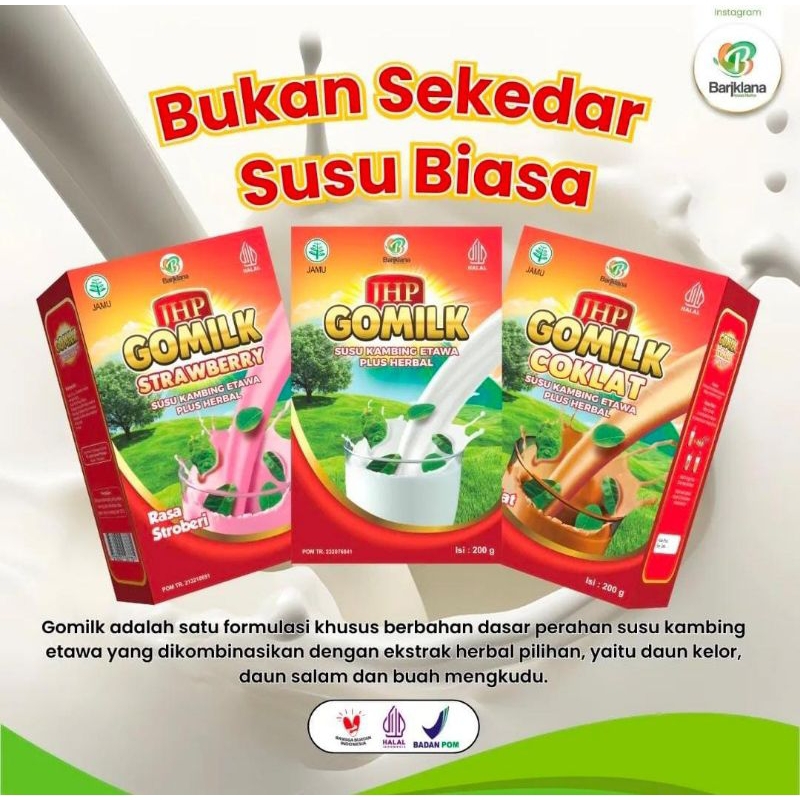 

Susu Kambing Etawa GOMILK Plus Herbal 200gram
