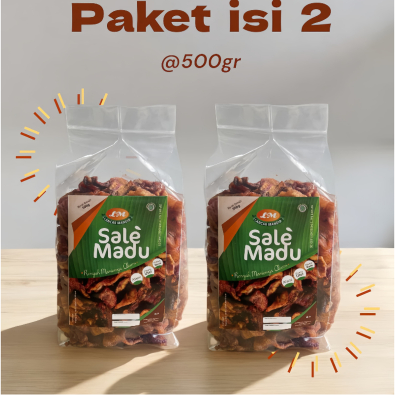 

Keripik Pisang Sale Kering Paket Hemat Isi 2. Sale pisang Manis Garing 500gr Isi 2