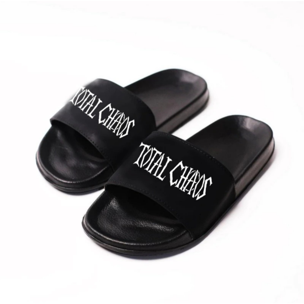 SANDAL TOTAL CHAOS SANDAL SLOP SANDAL BAND PREMIUM ORIGINAL KEREN SANDAL SLOP POLOS SANDAL SLOP TANP