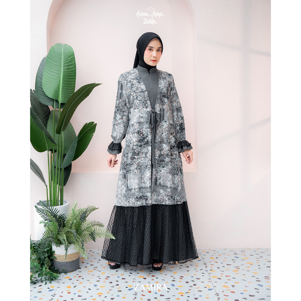 ZALIFA - ZAMIRA DRESS WANITA ORI - GAMIS WANITA