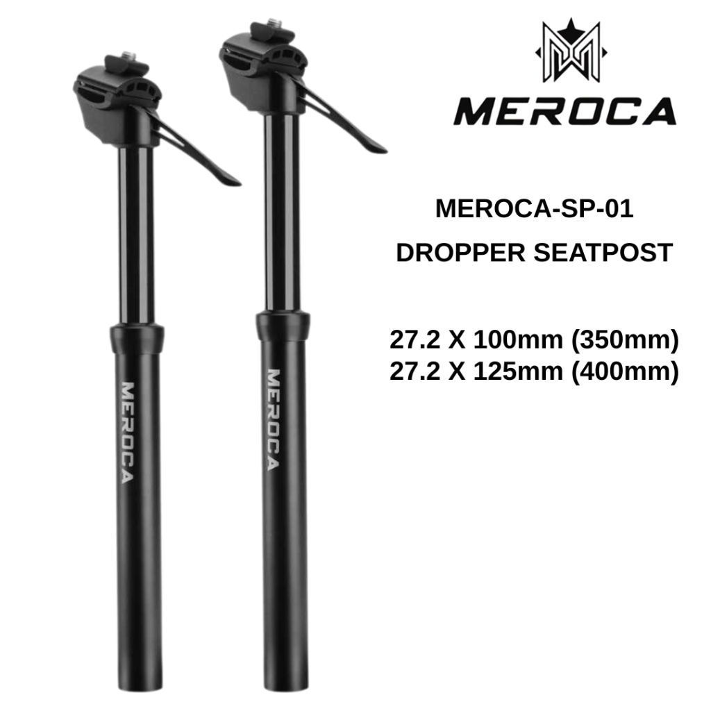 MEROCA Mtb Dropper Seatpost 27.2mm Hydraulic Height Adjustable Road Bike Seat Post Mountain Bicycle 