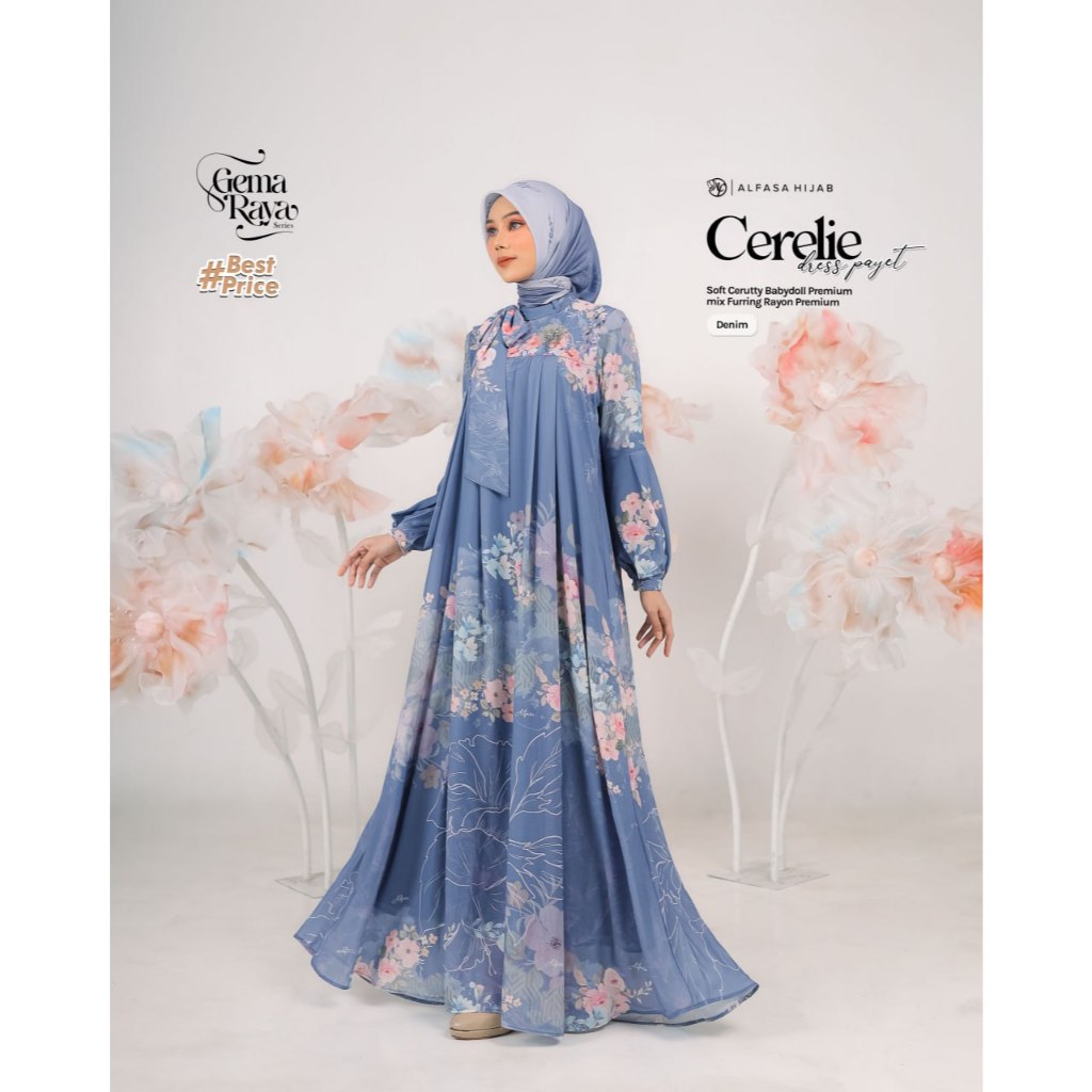 GAMIS TERBARU // CERELIE DRESS ALFASA HIJAB TERBARU // DRESS ALFASA HIJAB // ALFASA HIJAB // gamis t
