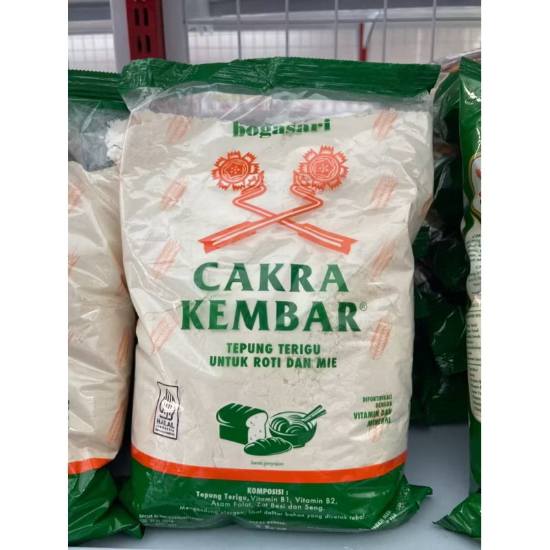 

tepung cakra kembar transparant 1kg 1 karton 12pc
