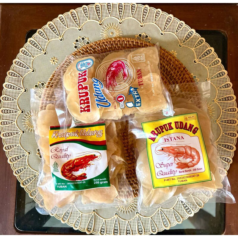 

Krupuk UDANG cap “Guci Toak” Asli Tuban 250 gr
