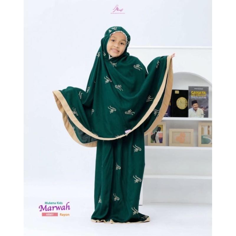 Mukena Marwah Kids Mukena rayon Kids Mukena marwat Potongan Kids Mukena kesenian Mukena ternyaman Ru