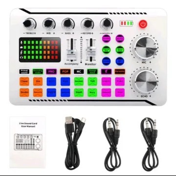 Soundcard F998 PUTIH