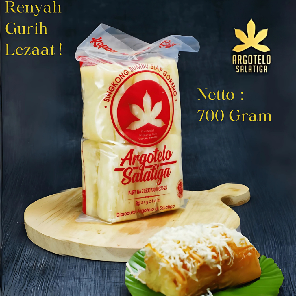 

Singkong Keju Merk Argotelo Original Empuk Khas Salatiga Siap Goreng Kukus