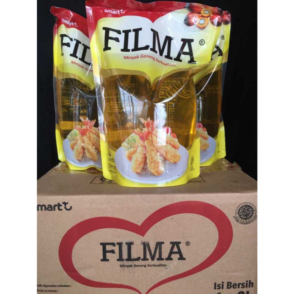 

Minyak goreng filma 2 literan isi 6 pouch
