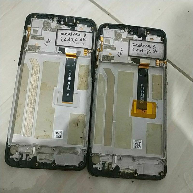 lcd bekas realme 3 lcd tc ok