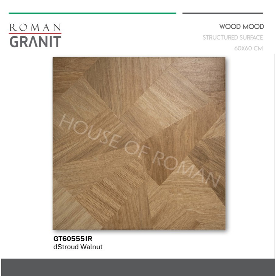 ROMAN GRANIT dStroud Walnut 60X60 GT605551R ROMAN GRANIT