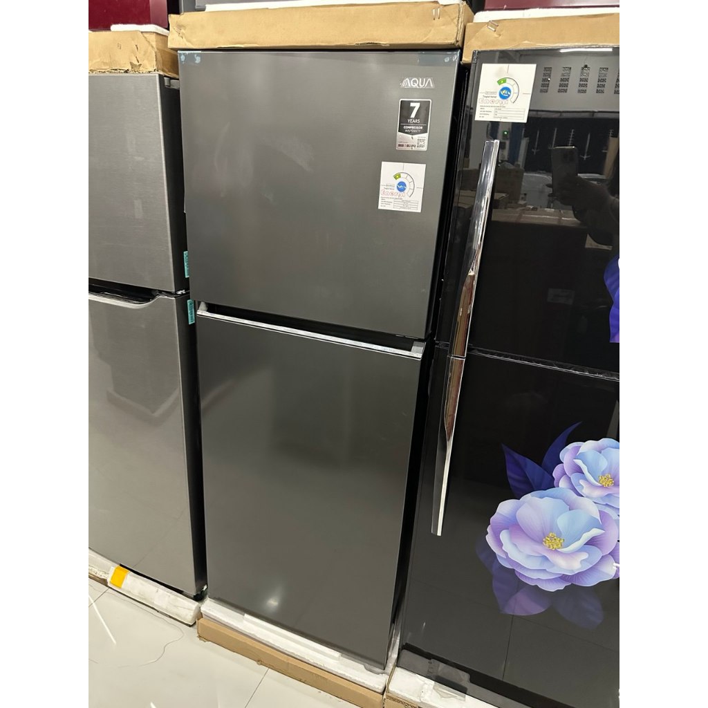 KULKAS AQUA 2 PINTU TANPA BUNGA ES AQR DTM265CB