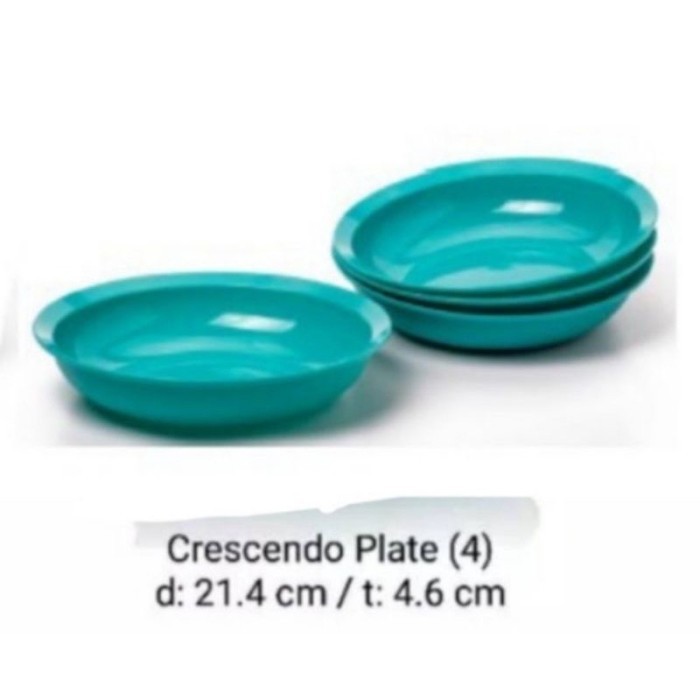 Cresendo plate tosca tupperware piring tupperware