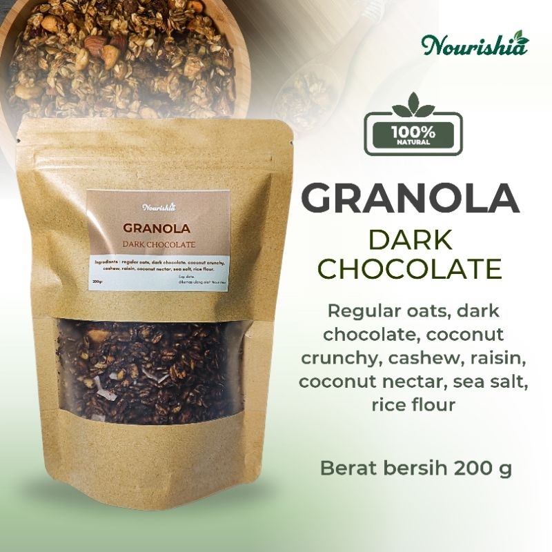 

GRANOLA dark chocolate 200gr