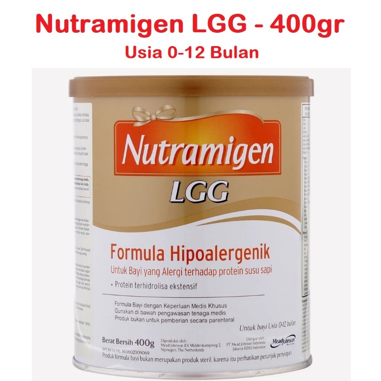 NUTRAMIGEN LGG 400 gram - Formula Hipoalergenik (Usia 0-12 Bulan) Expired 10/2026