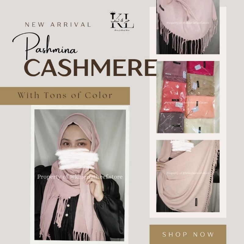 READY PASHMINA CASHMERE / SYAL KOREA STYLE / SYAL UNISEX / PASMINA KASMIR / PASHMINA IMPORT / VIRAL 