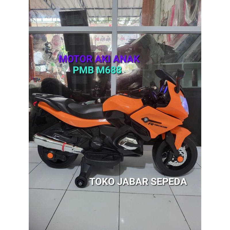 Mainan Motor Aki Anak PMB M688 Sport GP Ninja 6 Volt