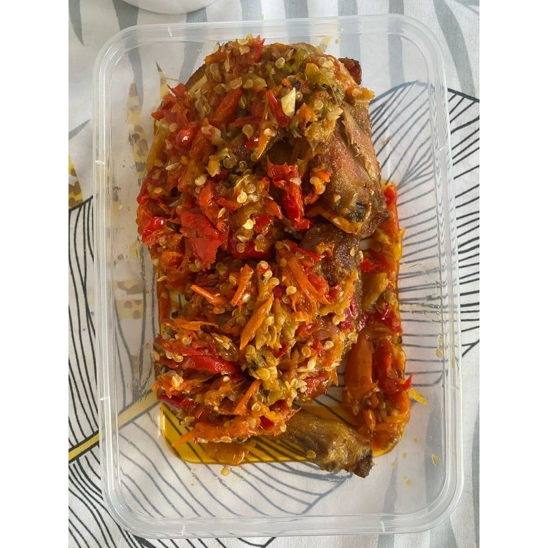 

AYAM PENYET 2 potong paha dan dada (1/2 ekor)