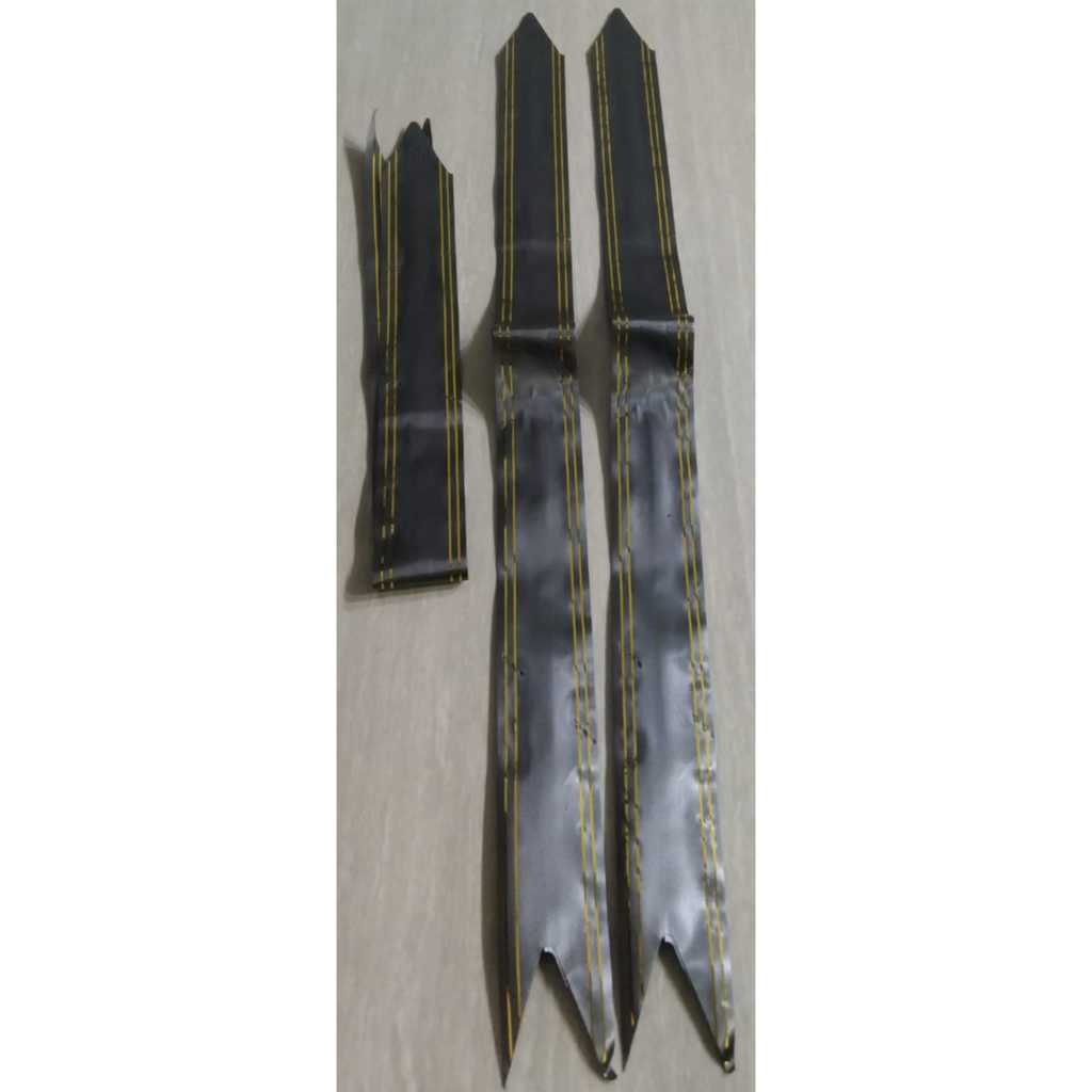 

Pita Tarik LIS EMAS Hiasan Parcel / Pita Serut Ukuran Jumbo Warna Hitam Jual Perpcs