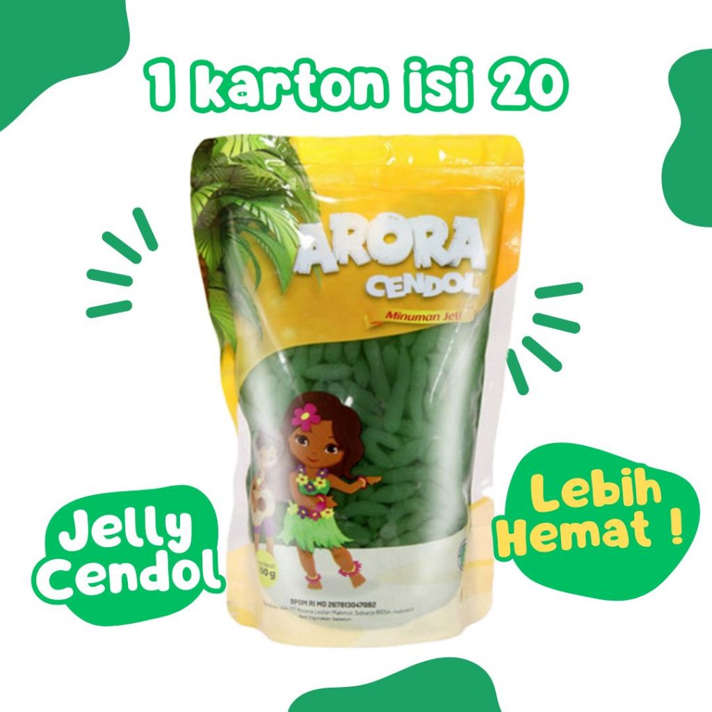 

JELLY CENDOL ARORA 1 KARTON ISI 20PCS