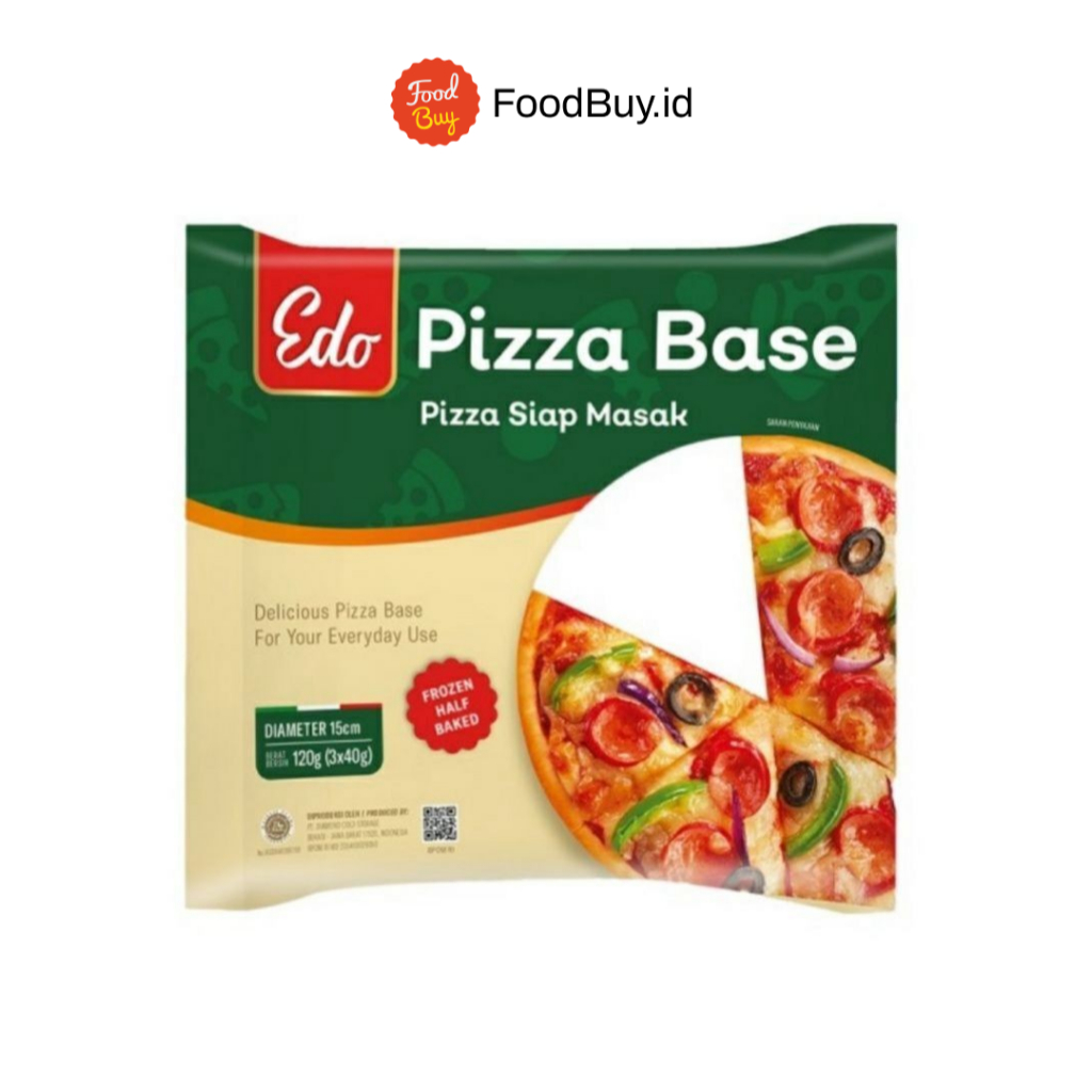 

Edo Pizza Base Pizza Siap Masak 120gr
