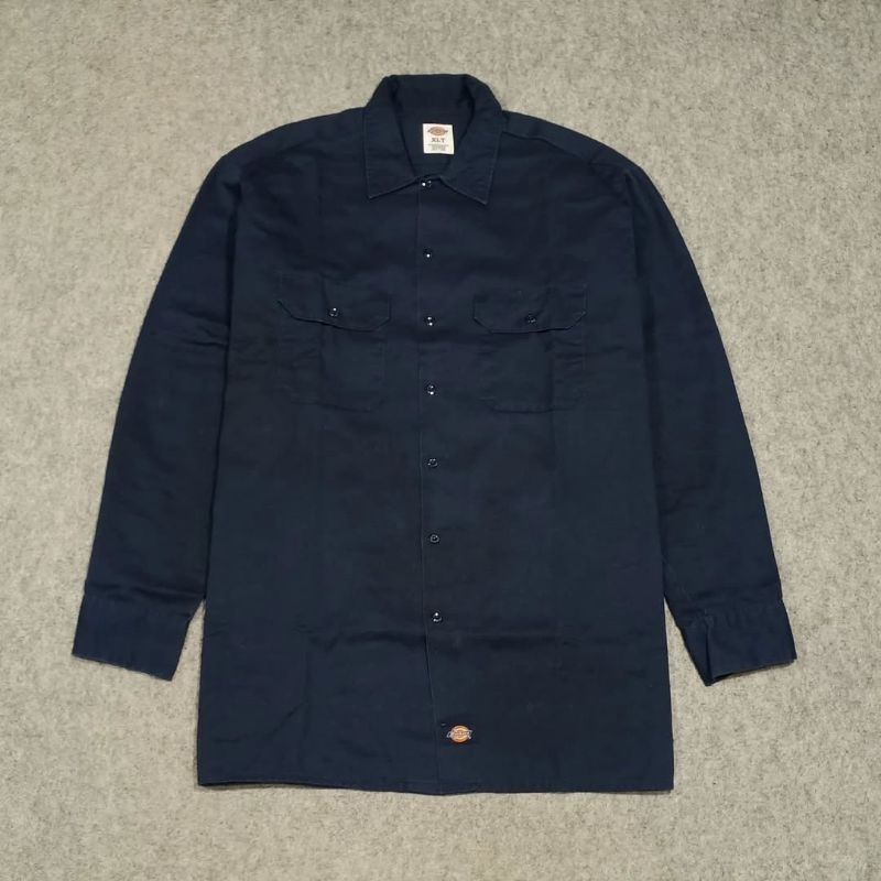 Kemeja jaket pria lengan panjang DICKIESht size XLT second size Besar