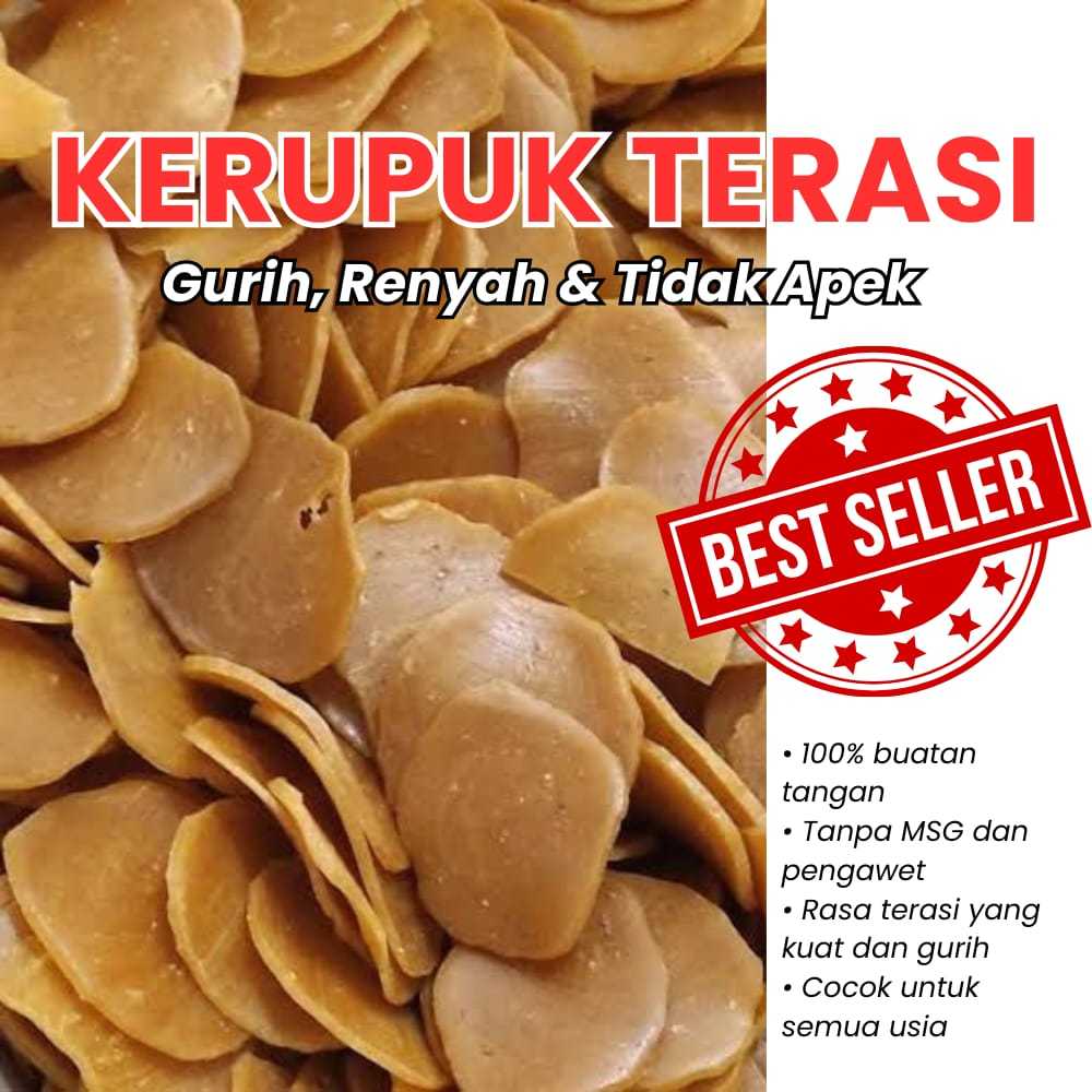 

MURAHH!! Kerupuk Terasi Enak, Renyah & Gurih