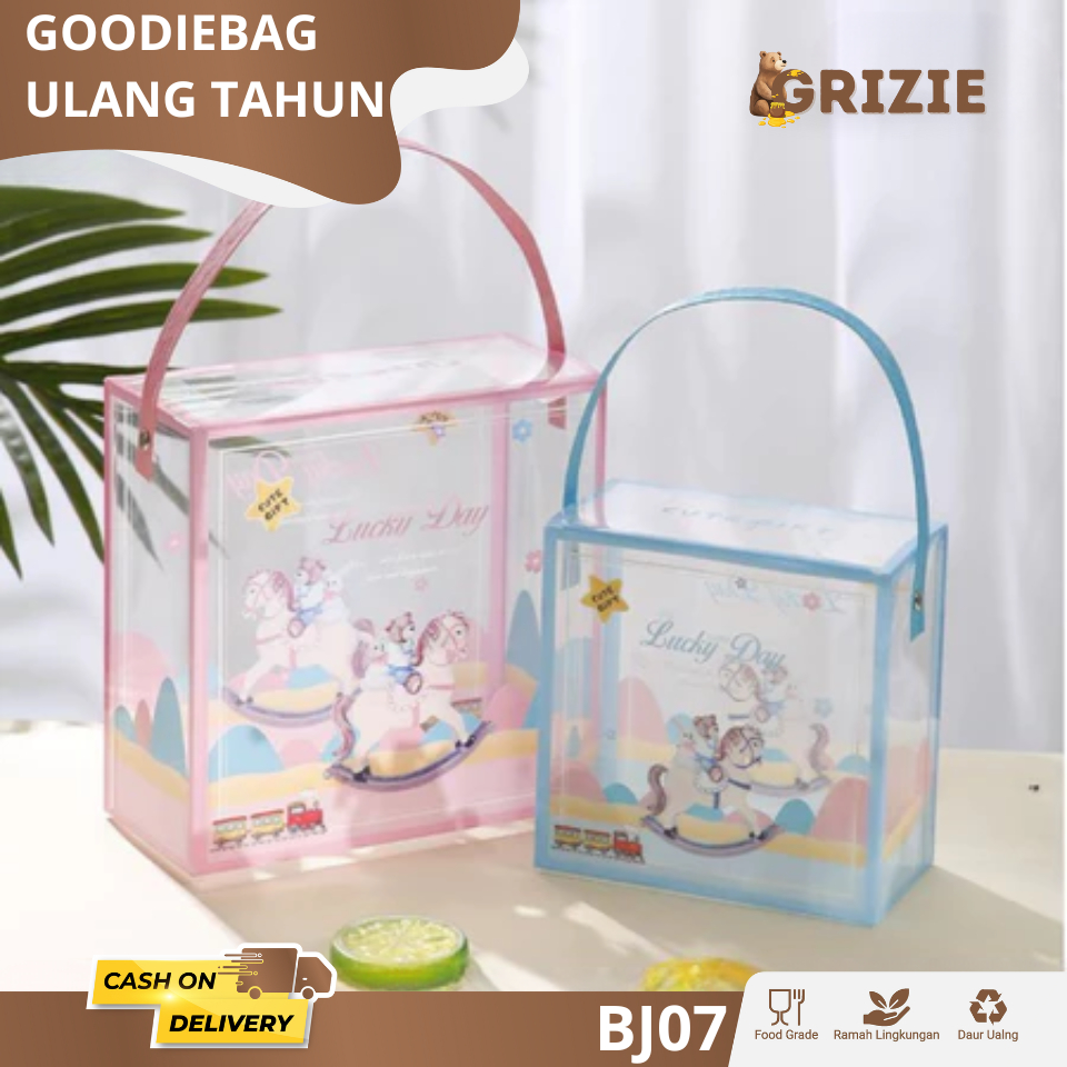 

Goodiebag ultah / Goodiebag manyue / Souvenir ultah anak / Goodiebag ultah anak Box mika transparan hampers goodiebag birthday ulang tahun BJ03-BJ07