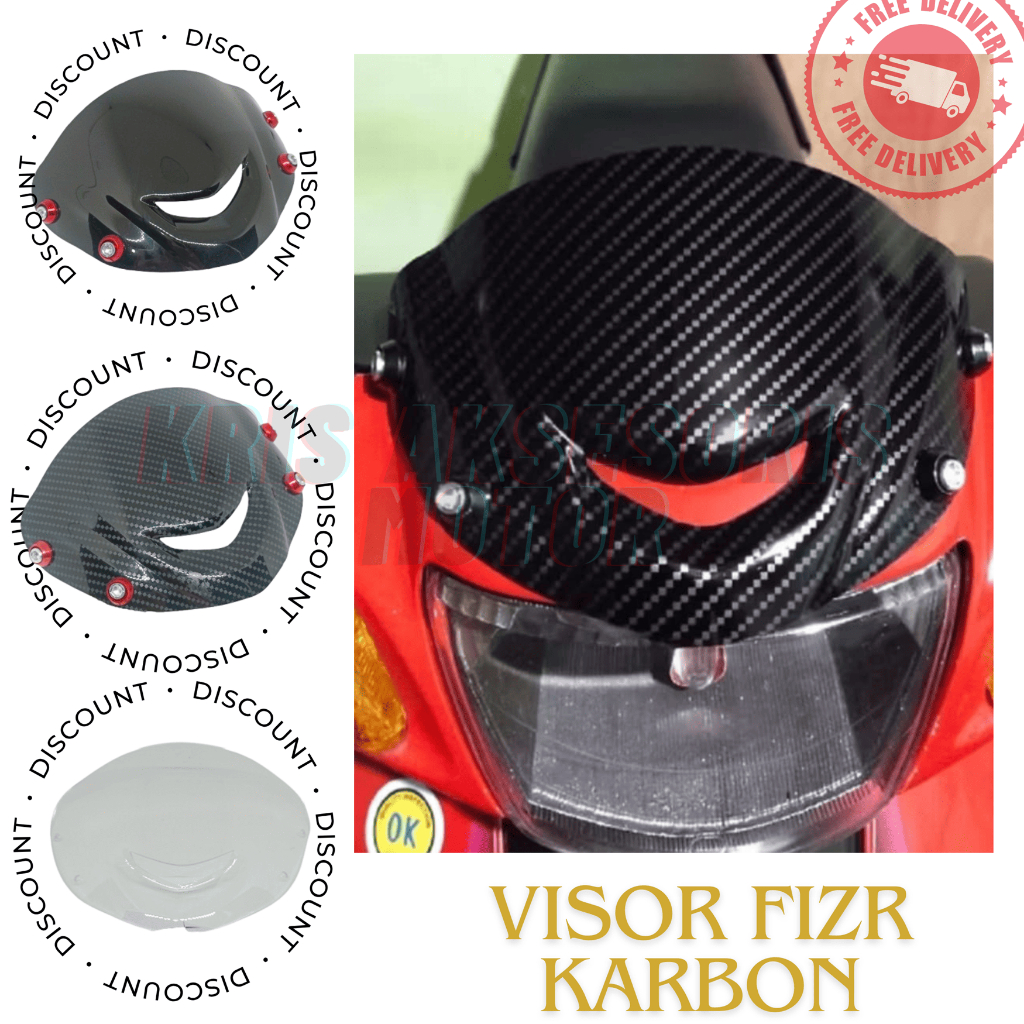 VISOR PLUS BAUT MIO SHOGUN 125ZR FIZ R MIO VEGA R VEGA ZR SUPRA DAN MOTOR LAINNYA