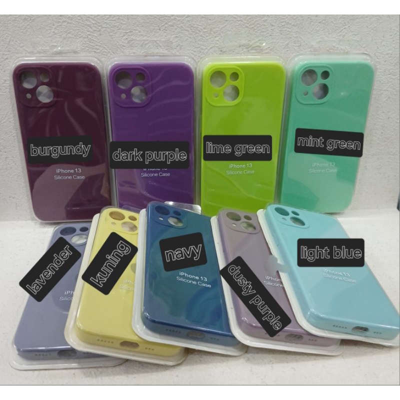 Iphone 13|Silicone Case Full Cover Anti Noda.