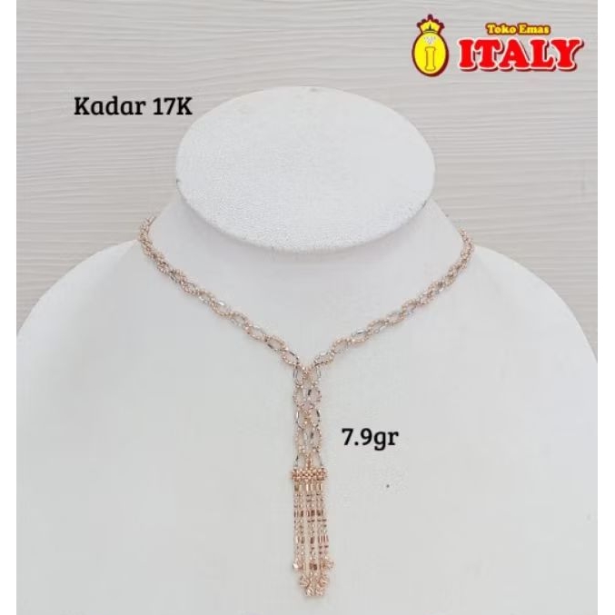 kalung emas tua variasi juntai RG