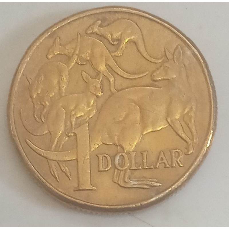 koin australia 1 dollar (Elizabeth 2) tahun 2009..