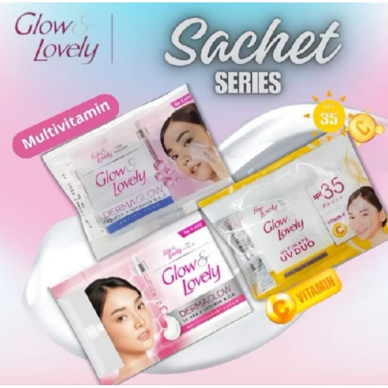 FAIR & LOVELY | GLOW & LOVELY Multivitamin Sachet Facial Foam/Krim