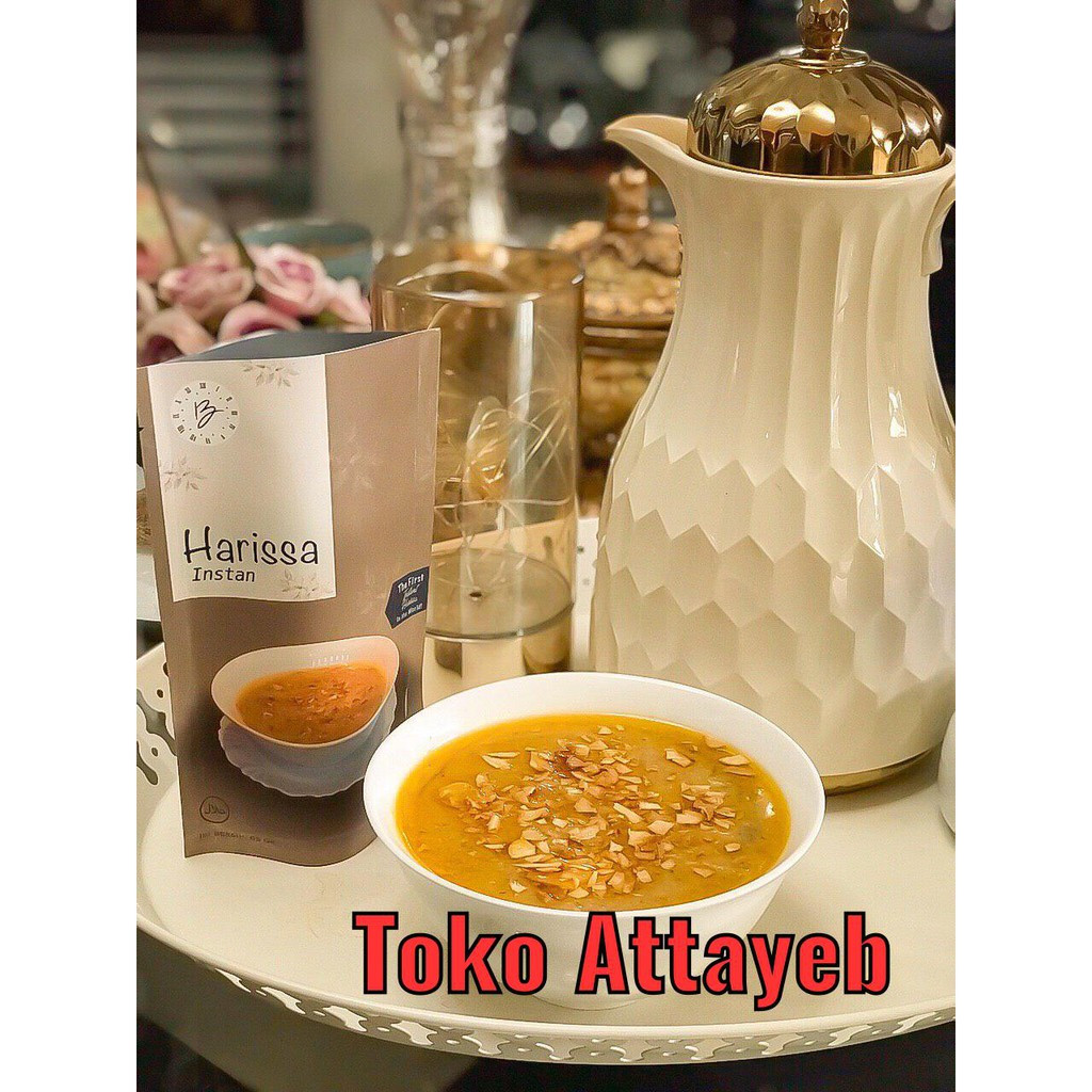 

Harissa Bubur Arab Gandum Daging Harissa Instan Pertama di dunia khas Timur Tengah Paling Enak