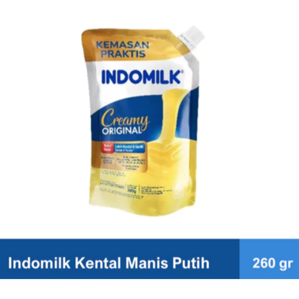 Indomilk Kental Manis Putih Pouch 260gr