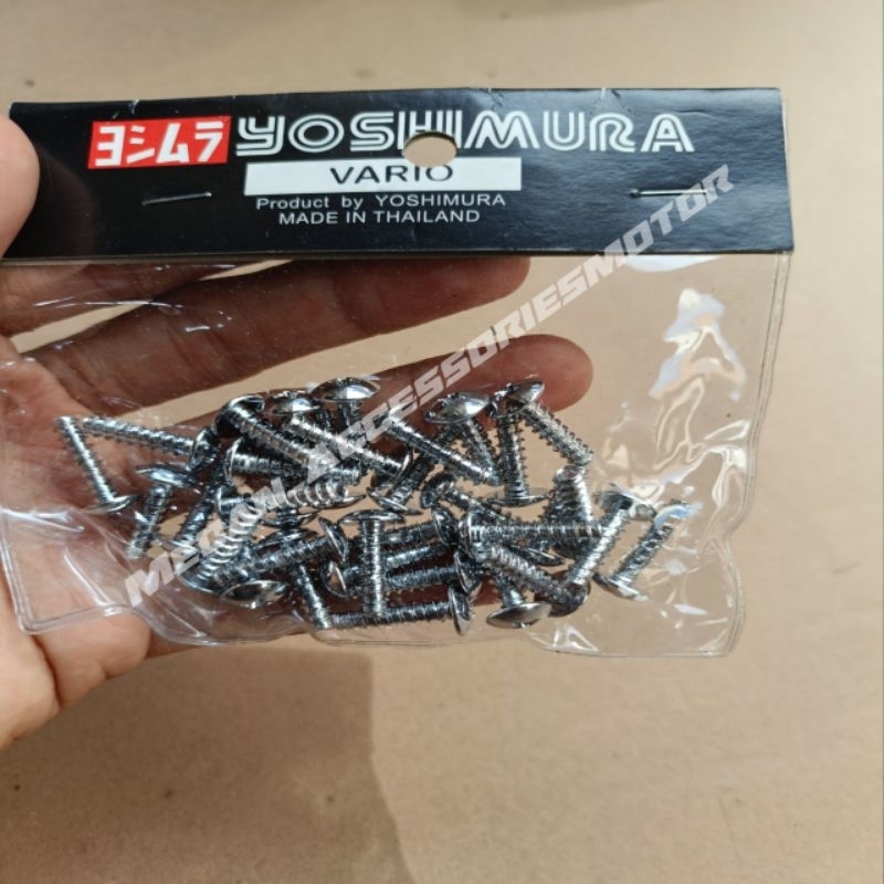 Baut Body Kunci Bunga Chrome HONDA VARIO Yoshimura