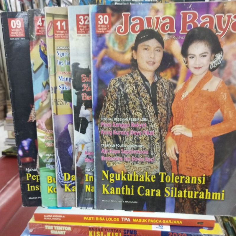 MAJALAH JAYABAYA RANDOM 5 BIJI