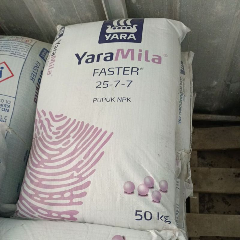 Pupuk NPK YARAmila FASTER 25-7-7 refill 1 kg