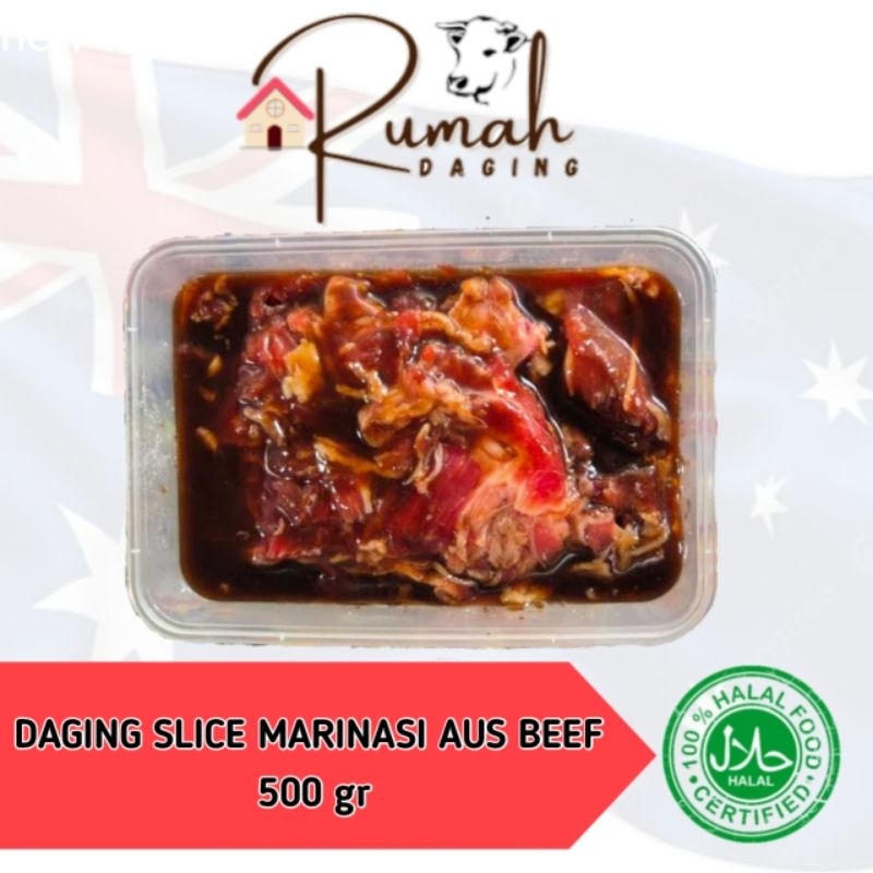 

MARINASI Beef Slice Daging Sapi Marinasi Frozen HALAL
