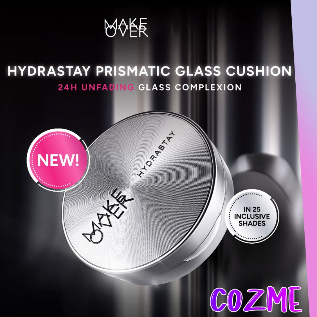 MAKE OVER Hydrastay Prismatic Glass Cushion 24H Strongwear
