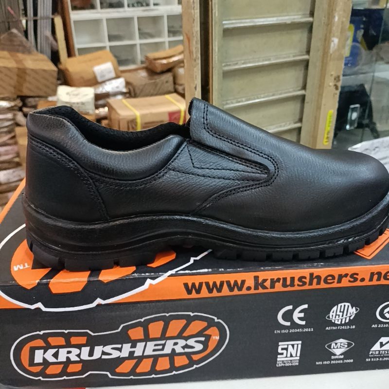 Safety Shoes Krushers Boston / Sepatu Safety Krushers Model Pendek Selop