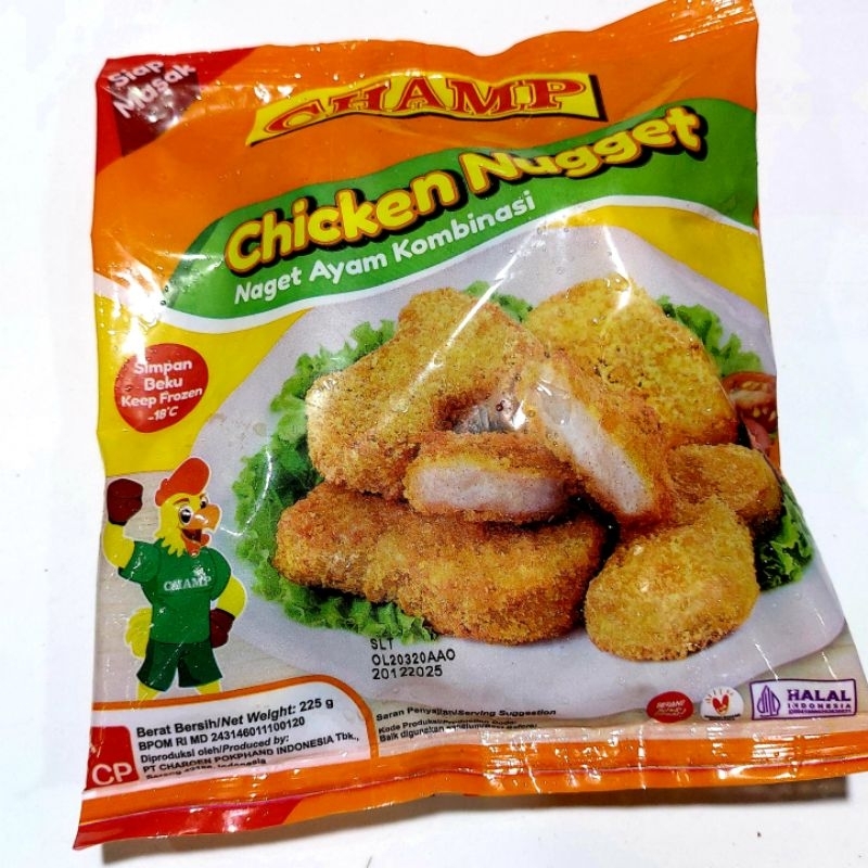 

NUGGET CHAMP AYAM 225GRAM