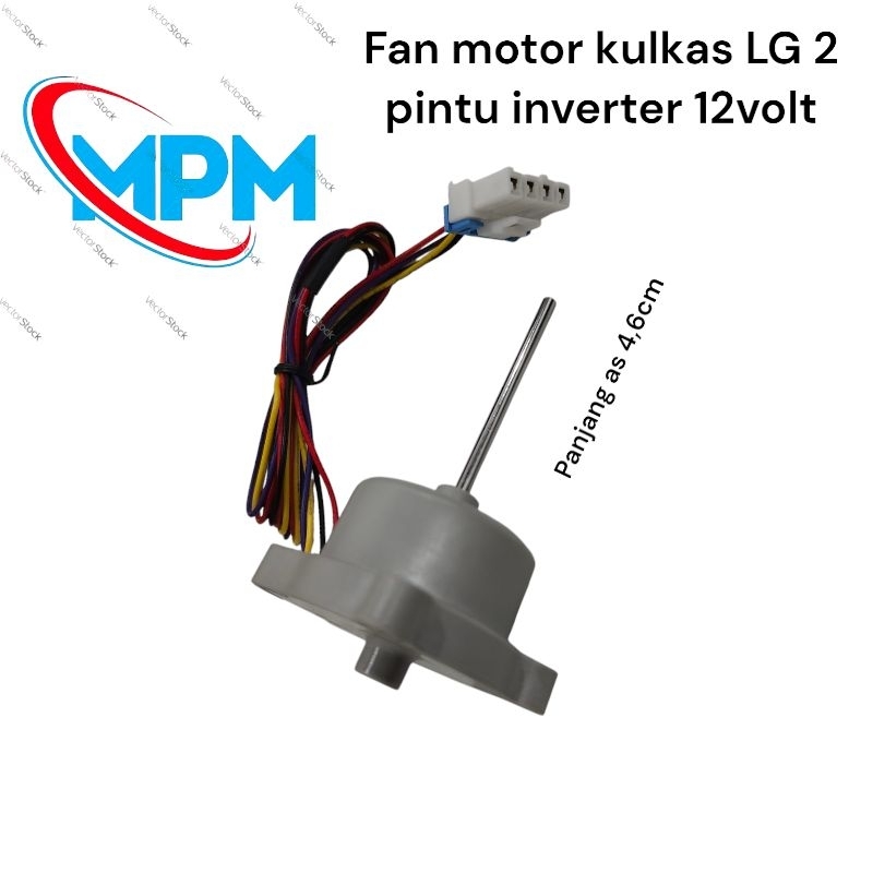 FAN MOTOR KULKAS LG INVERTER DC12V / KIPAS KULKAS LG INVERTER DC 12 VOLT