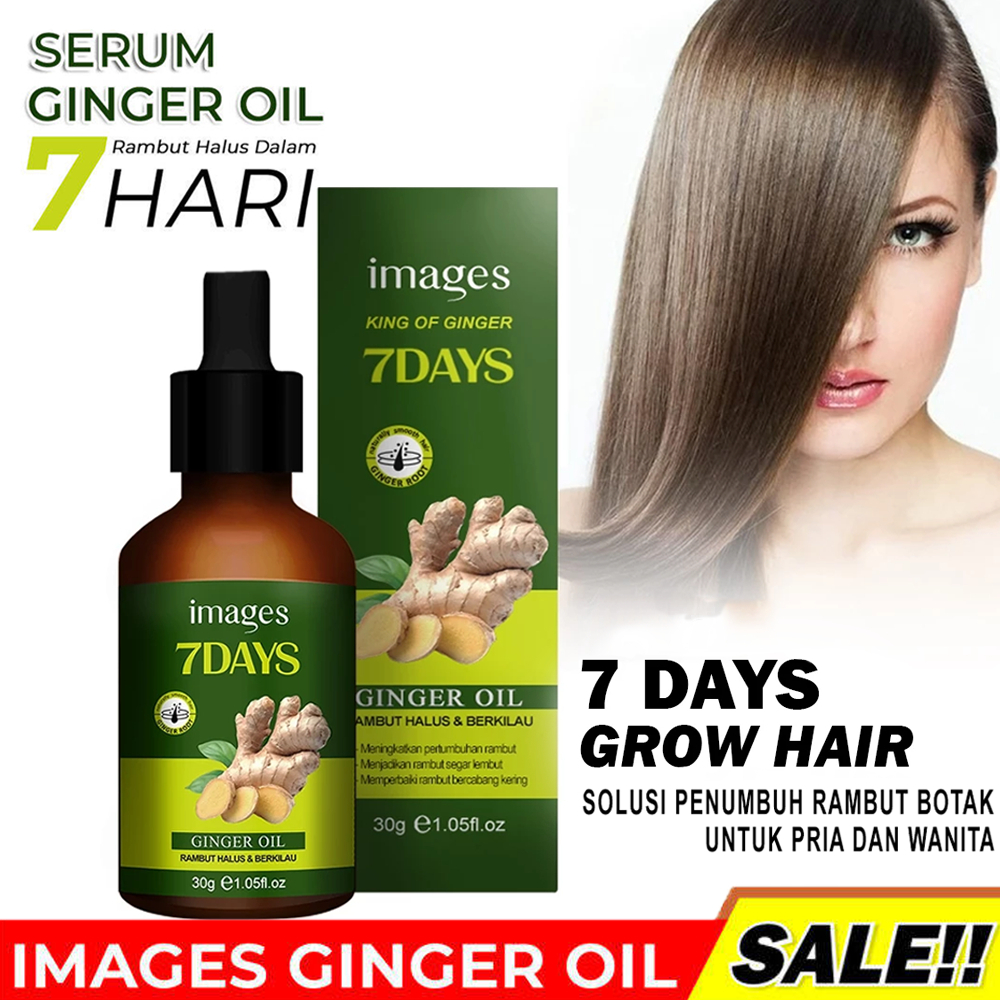 IMAGES KING OF GINGER OIL 7 DAYS GERMINAL MINYAK JAHE PENUMBUH SERUM RAMBUT RONTOK