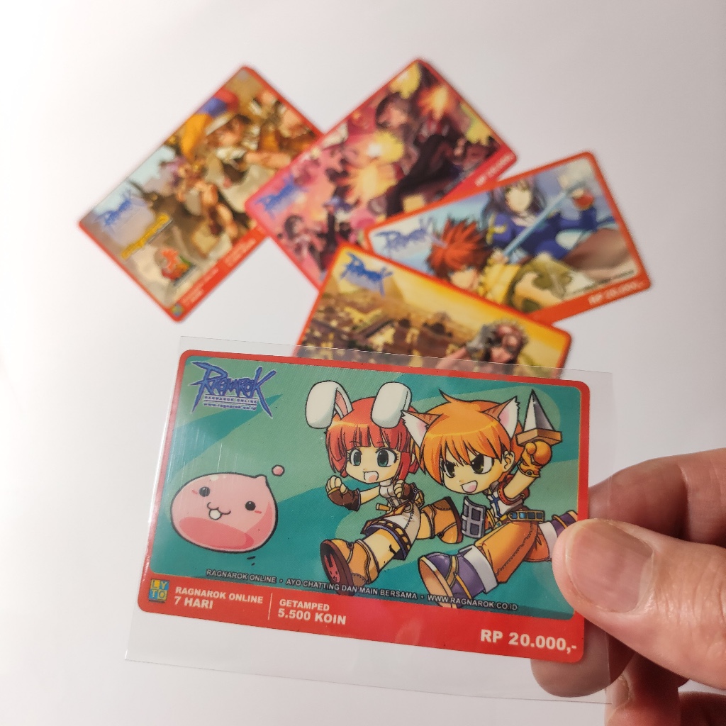 Voucer Game Ragnarok Online – Kartu Fisik Bekas untuk Koleksi Nostalgia – Multi Character