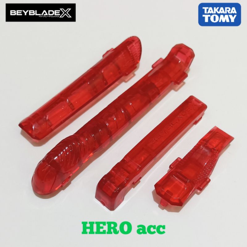 Beyblade X Red Rubber Grip Accesoris For Grip launcher Original TAKARA TOMY