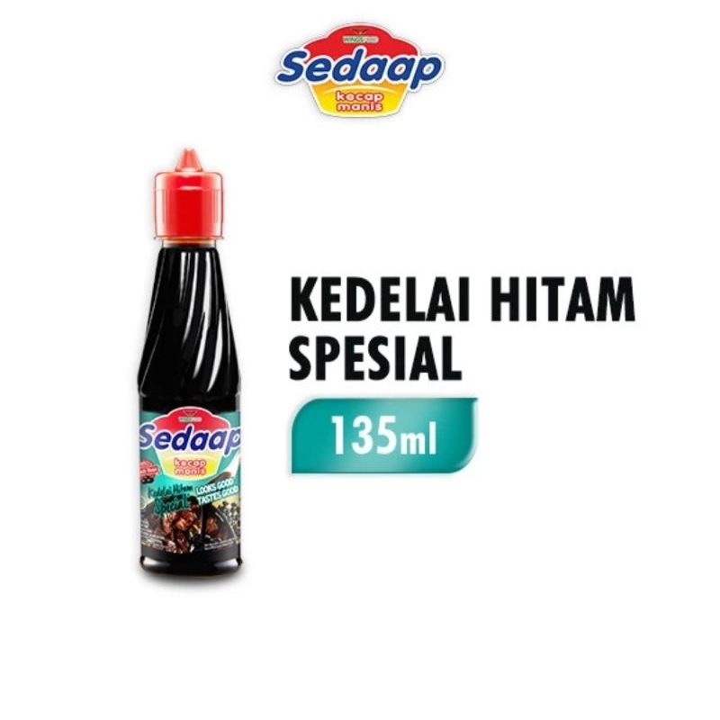 

Sedaap kecap manis kedelai hitam botol 135ml