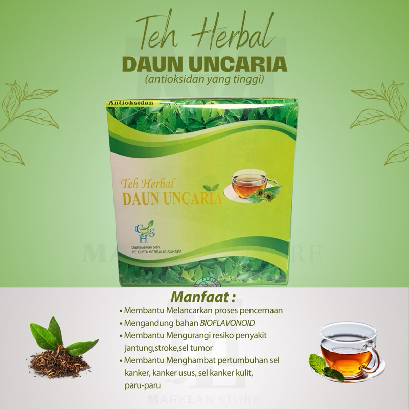 

Teh Herbal Daun Uncaria 180gram 50/pcs Tea & Uncaria