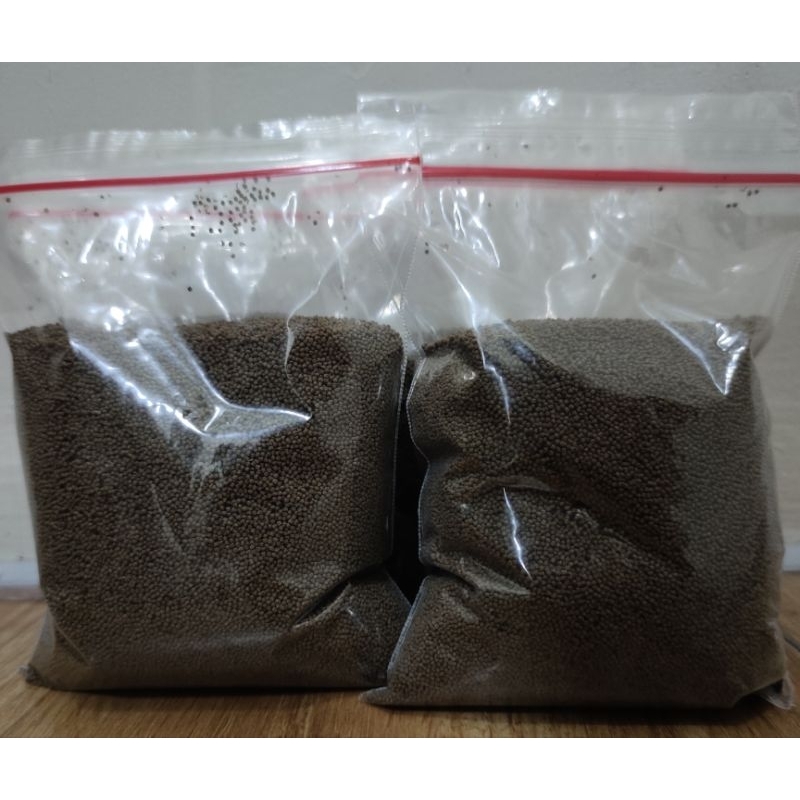 PELET IKAN KECIL / PAKAN IKAN HIAS / PF 500 / PAKAN CUPANG GUPPY MOLLY PLATY / BENIH IKAN NILA LELE 