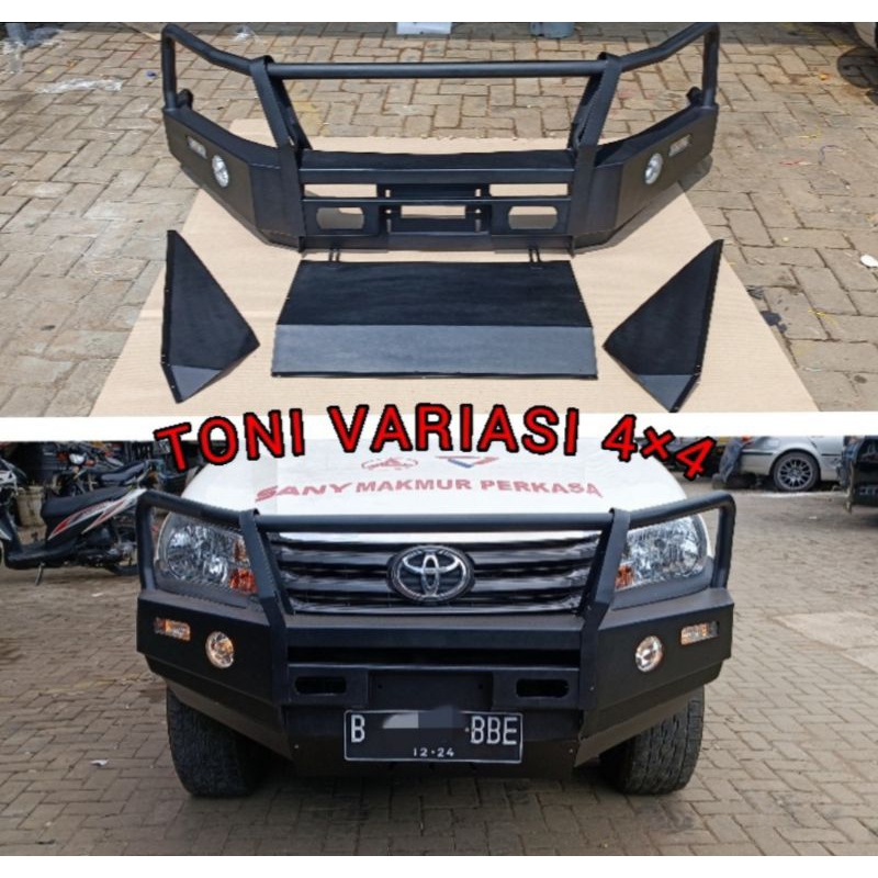 Bemper Bumper Depan+Cover Engine Double Cabin Hilux Revo